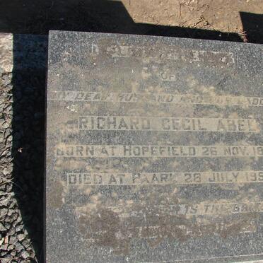 ABEL Richard Cecil 1894-1952