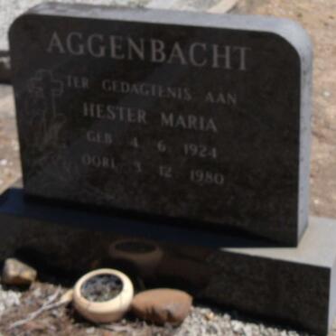 AGGENBACHT Hester Maria 1924-1980