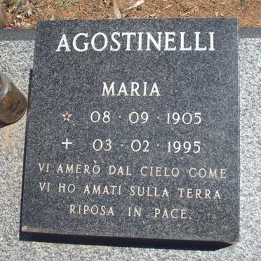 AGOSTINELLI Antonio 1904-1991 &amp; Maria 1905-1995