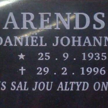 ARENDSE Daniël Johannes 1935-1996