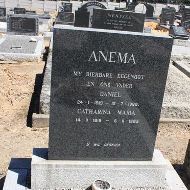ANEMA Daniel 1919-1968 &amp; Catharina Maria1919-1985