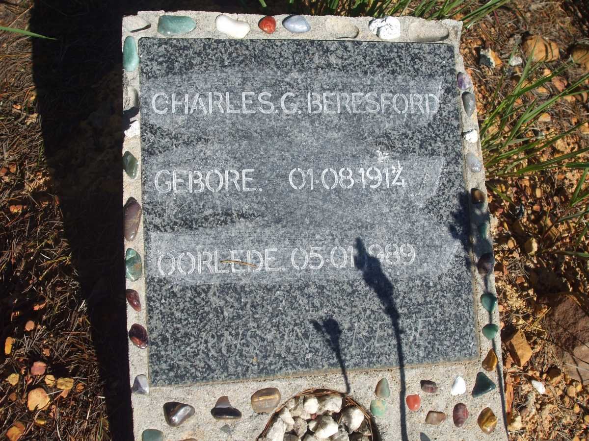 BERESFORD Charles G. 1914-1989