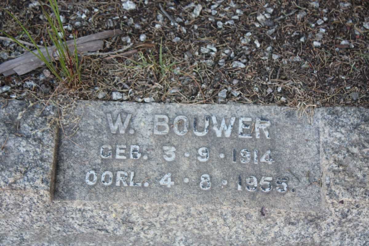 BOUWER W. 1914-1955