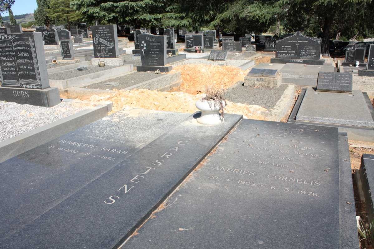 CARSTENS Andries Cornelis 1902-1976 &amp; Henriette Sarah 1902-1972