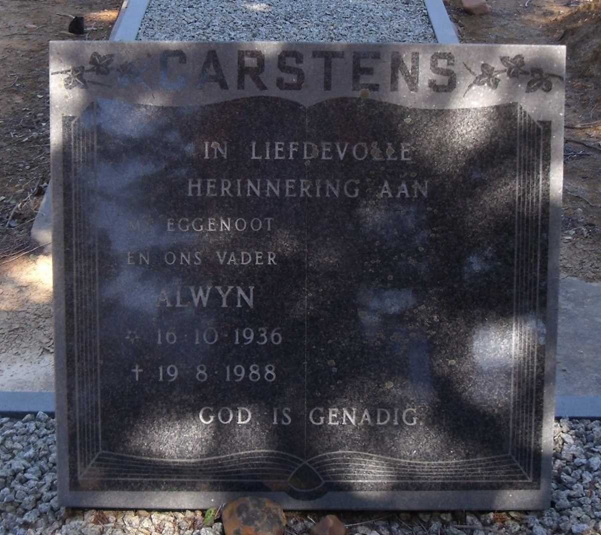 CARSTENS Alwyn 1936-1988