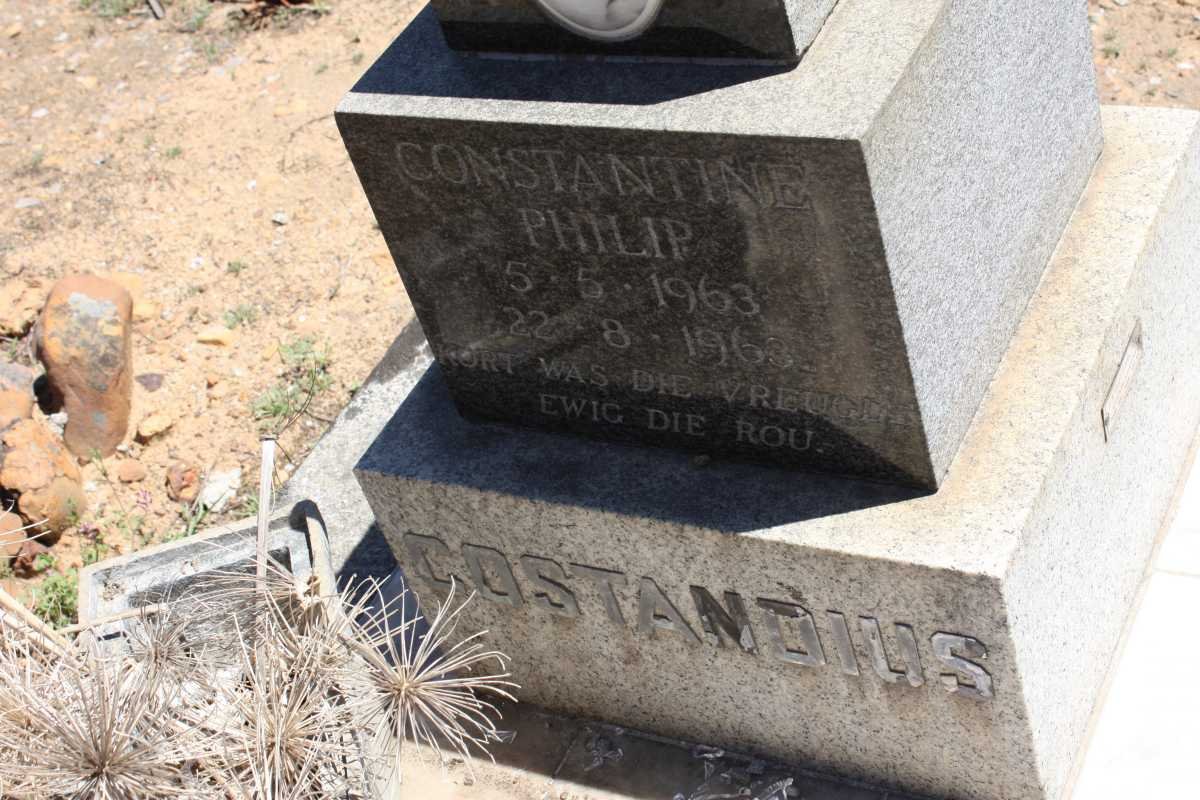 COSTANDIUS Constantine Philip 1963-1963