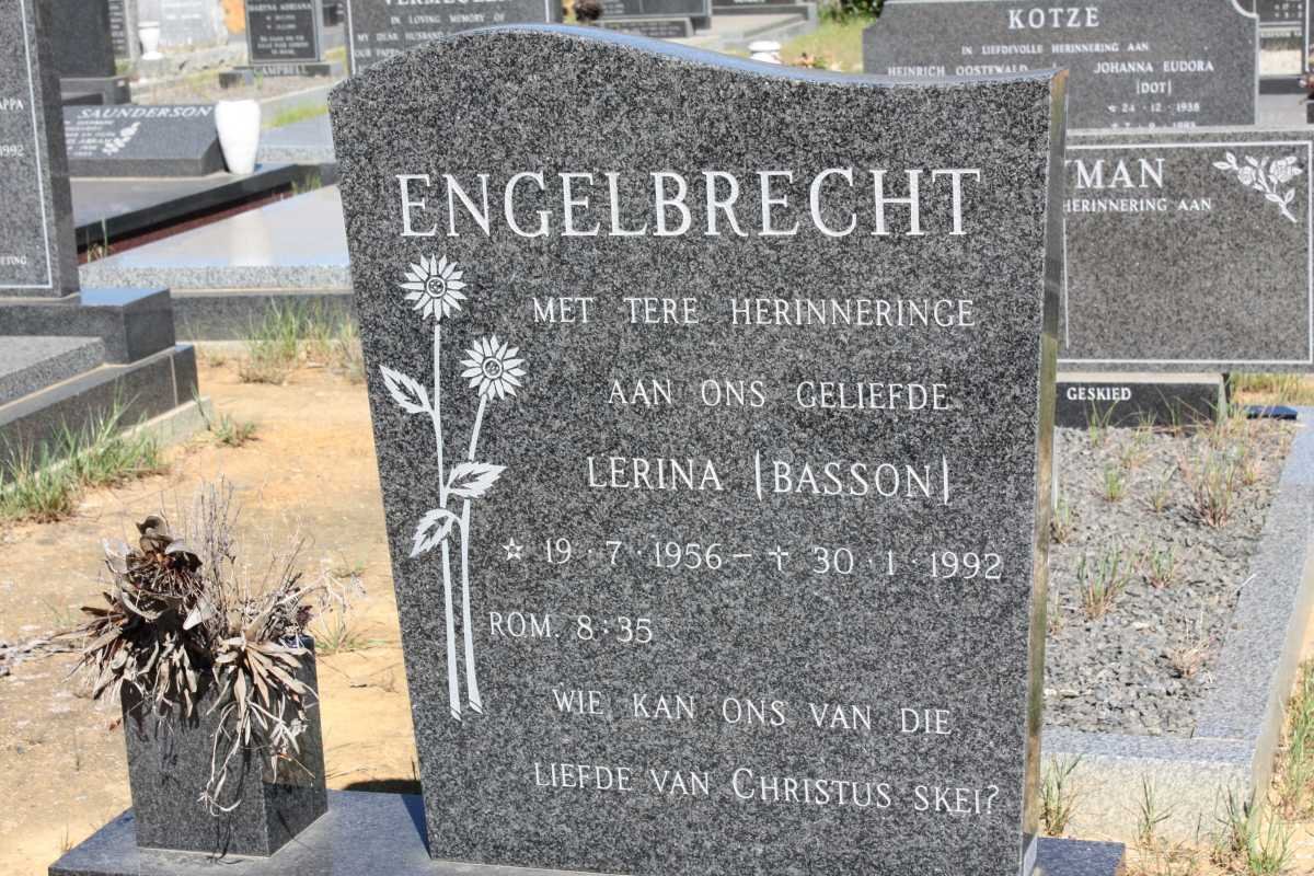 ENGELBRECHT Lerina nee BASSON 1956-1992