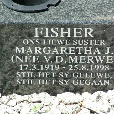 FISHER Maudie born DE VILLIERS 1913-1957 :: FISHER Marjorie Ann 1939-1940 :: FISHER Arthur 1910-1988