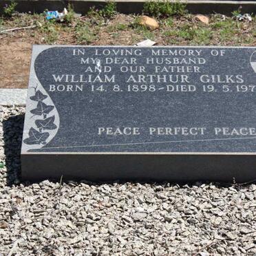 GILKS William Arthur 1898-1976