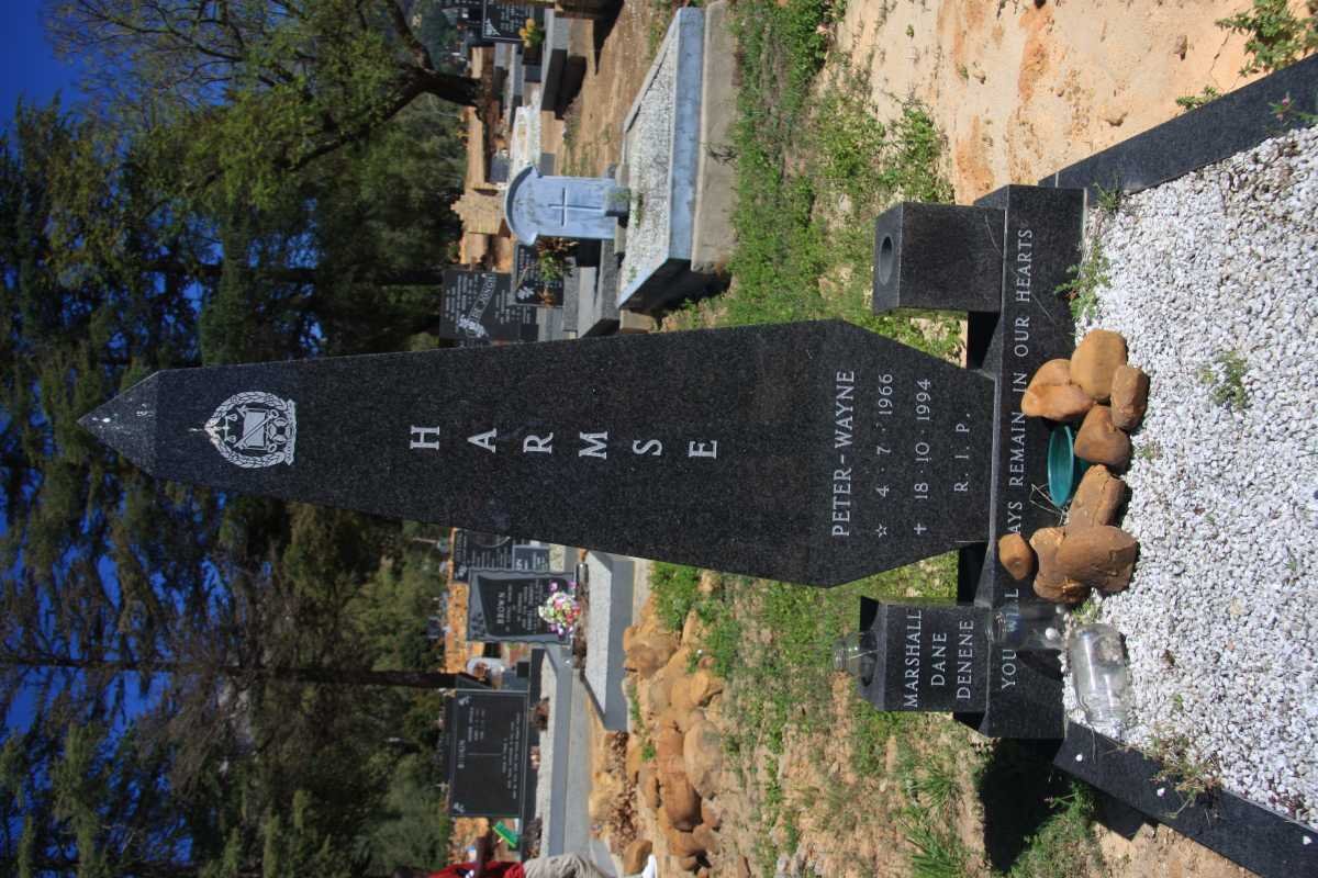 HARMSE Peter Wayne 1966-1994