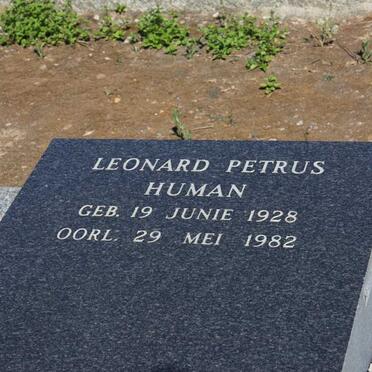 HUMAN Leonard Petrus 1928-1982