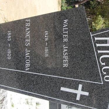 HIGGO Walter Jasper 1878-1918 &amp; Frances Jacoba 1883-1970