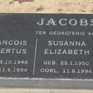 JACOBS Francois Albertus 1948-1994 &amp; Susanna Elizabeth 1950-1994 :: JACOBS Niel 1972-1994
