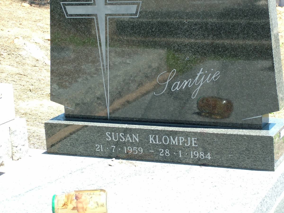 KLOMPJE Susan 1959-1984