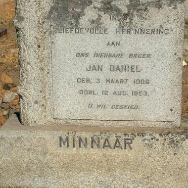 MINNAAR Jan Daniel 1906-1953