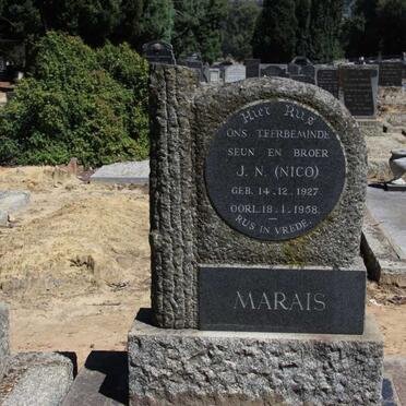 MARAIS J.N. 1927-1958