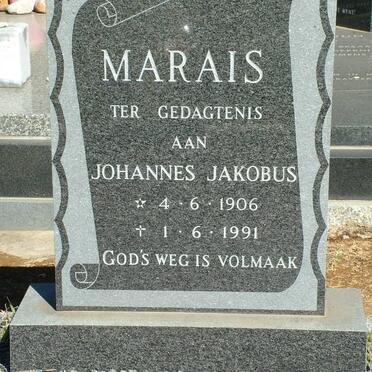 MARAIS Johannes Jakobus 1906-1991