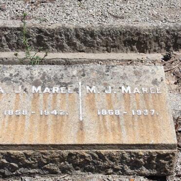 MAREE A.J. 1858-1942 & M.J. 1868-1937
