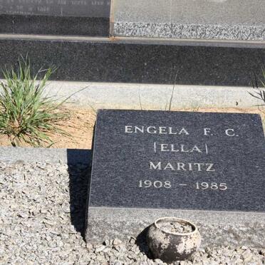 MARITZ Engela F.C. 1908-1985