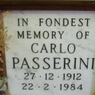 PASSERINI Carlo 1912-1984