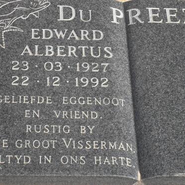 PREEZ Edward Albertus, du 1927-1992