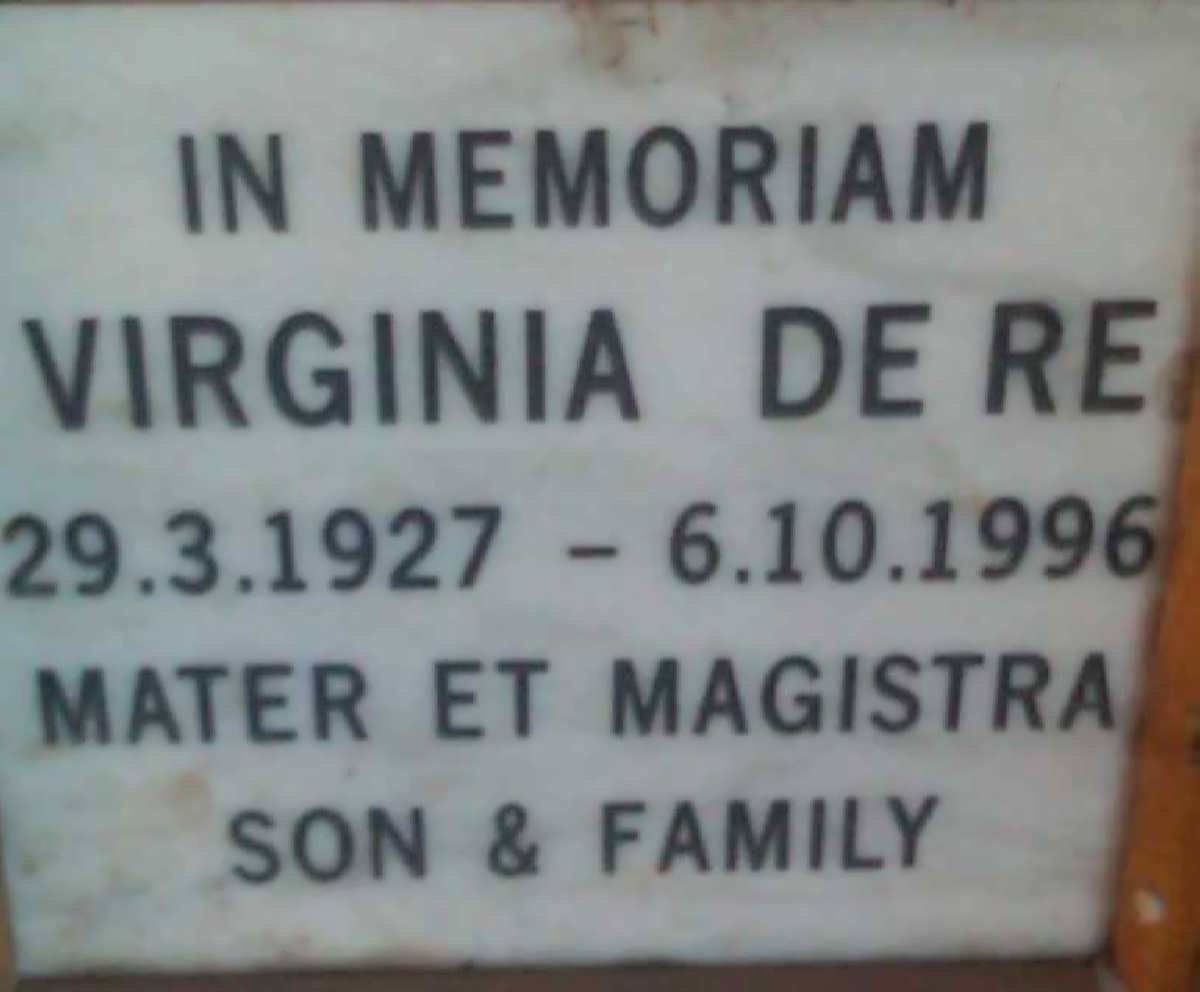 RE Virginia, de 1927-1996