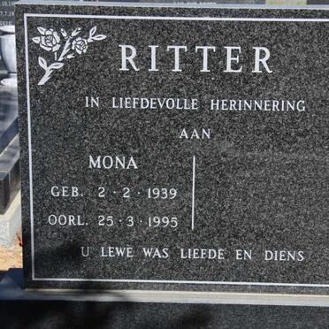 RITTER Mona 1939-1995
