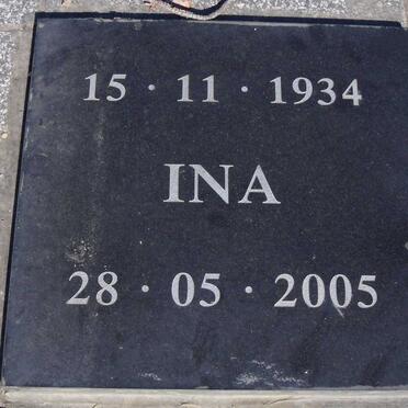 ROUX Ina, le 1934-2005