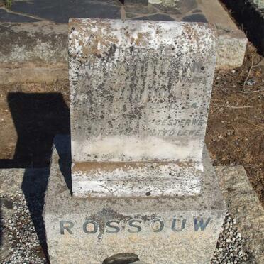 ROSSOUW Johann -1954