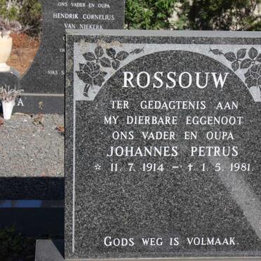 ROSSOUW Johannes Petrus 1914-1981