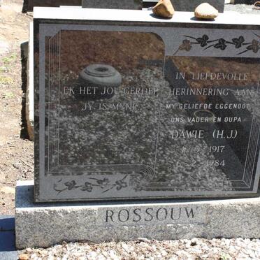 ROSSOUW H.J. 1917-1984