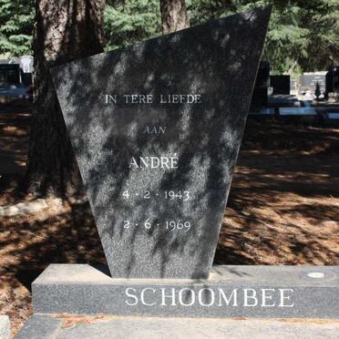 SCHOOMBEE Andre 1943-1969