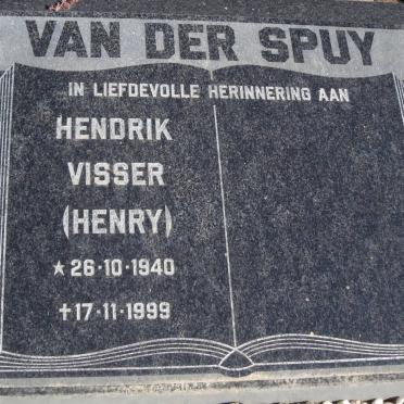 SPUY Hendrik Visser, van der 1940-1999