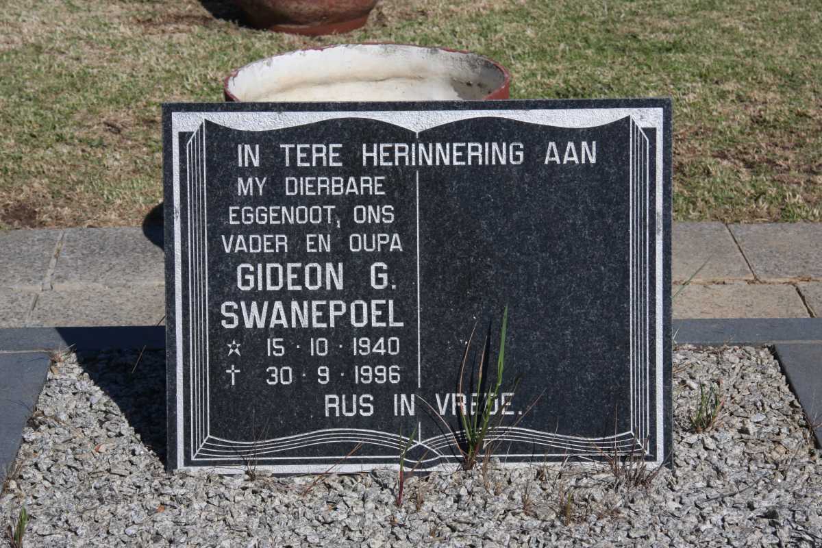 SWANEPOEL Gideon G. 1940-1996