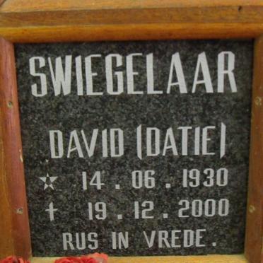 SWIEGELAAR David 1930-2000