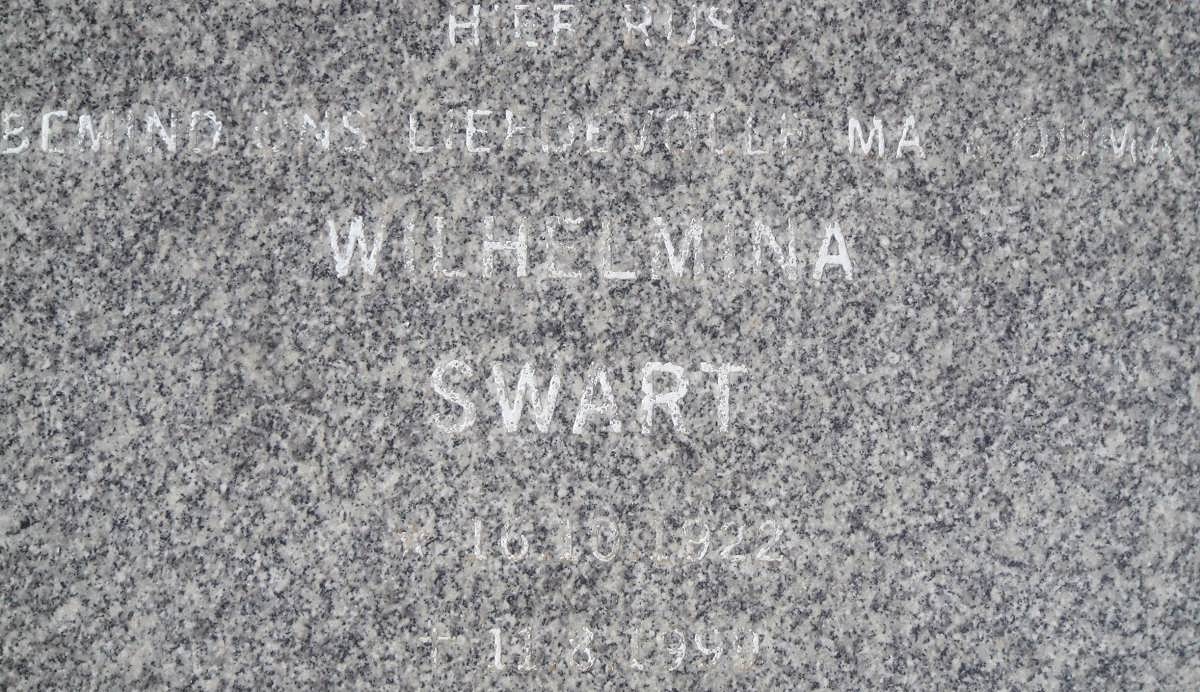 SWART Wilhelmina 1922-1999