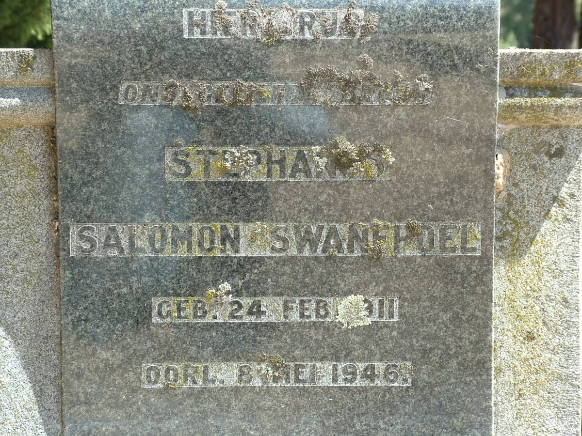 SWANEPOEL Stephanus Salomon 1911-1946
