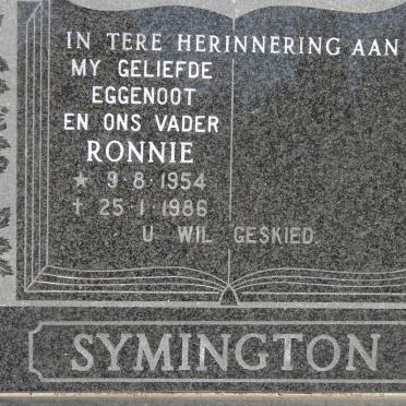 SYMINGTON Ronnie 1954-1986