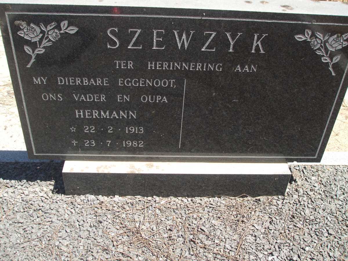 SZEWZYK Hermann 1913-1982