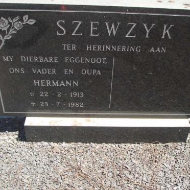SZEWZYK Hermann 1913-1982