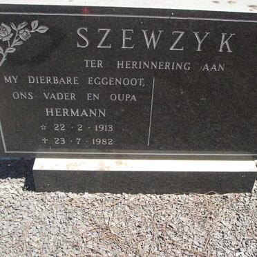 SZEWZYK Hermann 1913-1982