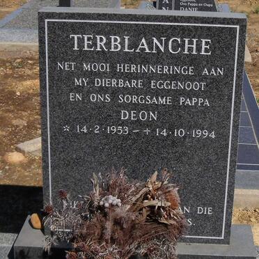TERBLANCHE Deon 1953-1994