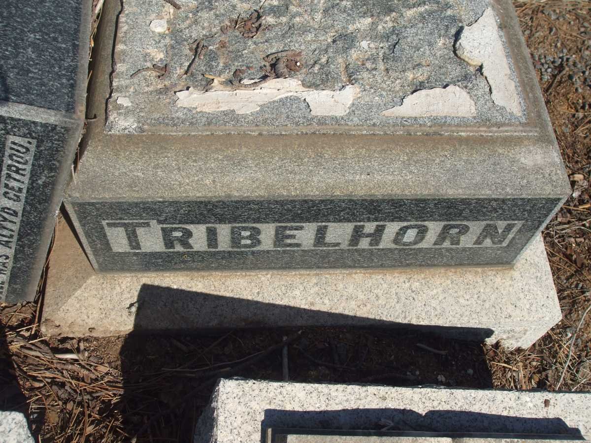 TRIBELHORN Jacob 1857-1942 &amp; Martha Engelina 1862-1941