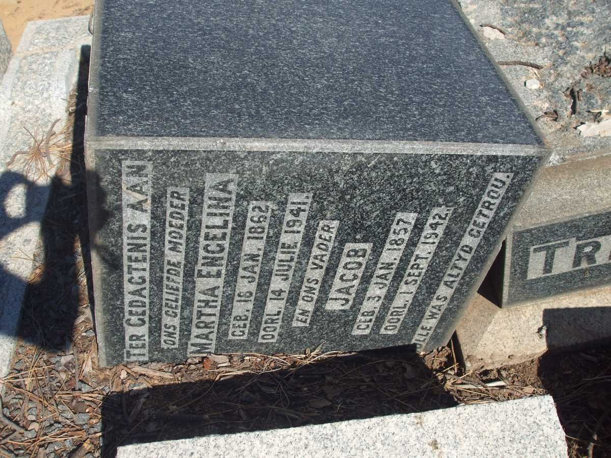 TRIBELHORN Jacob 1857-1942 &amp; Martha Engelina 1862-1941