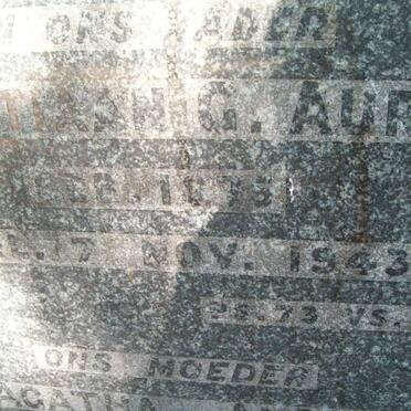 AURET Christiaan C. 1876-1943 