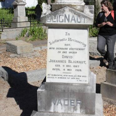 BLIGNAUT David Johannes 1867-1928 &amp; Gertruida Catherina DE VILLIERS 1868-1960