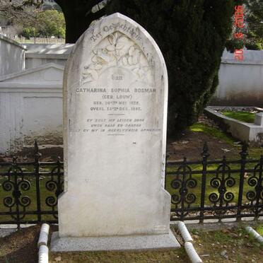 BOSMAN Catharina Sophia nee LOUW 1835-1897