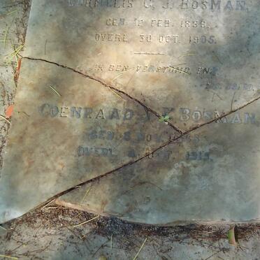 BOSMAN Coenraad J.K. 1845-1915