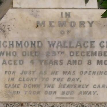 CLOETE Richmond Wallace -1899