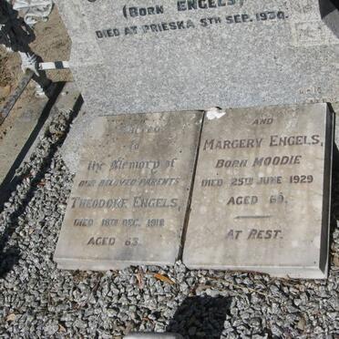 ENGELS Theodore -1918 &amp; Margery MOODIE -1929